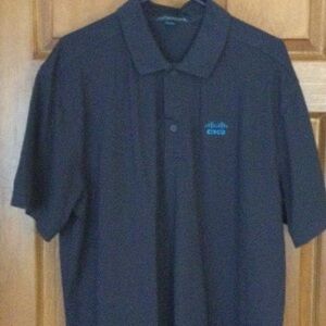 Cisco Black Polo Shirt Classic Design